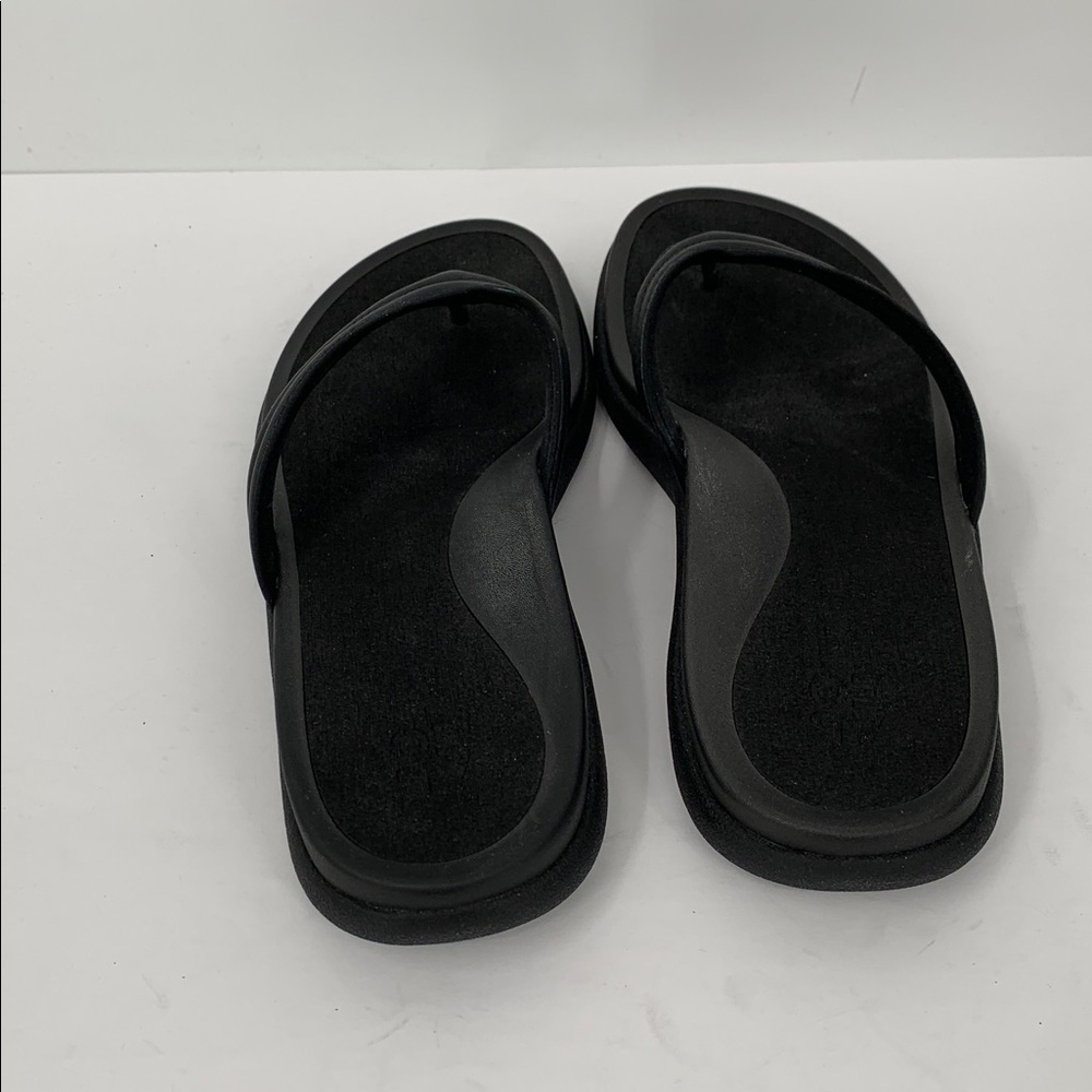 Abeo Black Women’s Thong Sandals - Picture 6 of 7